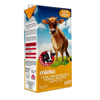 Milk 1,5% UHT, 1 L